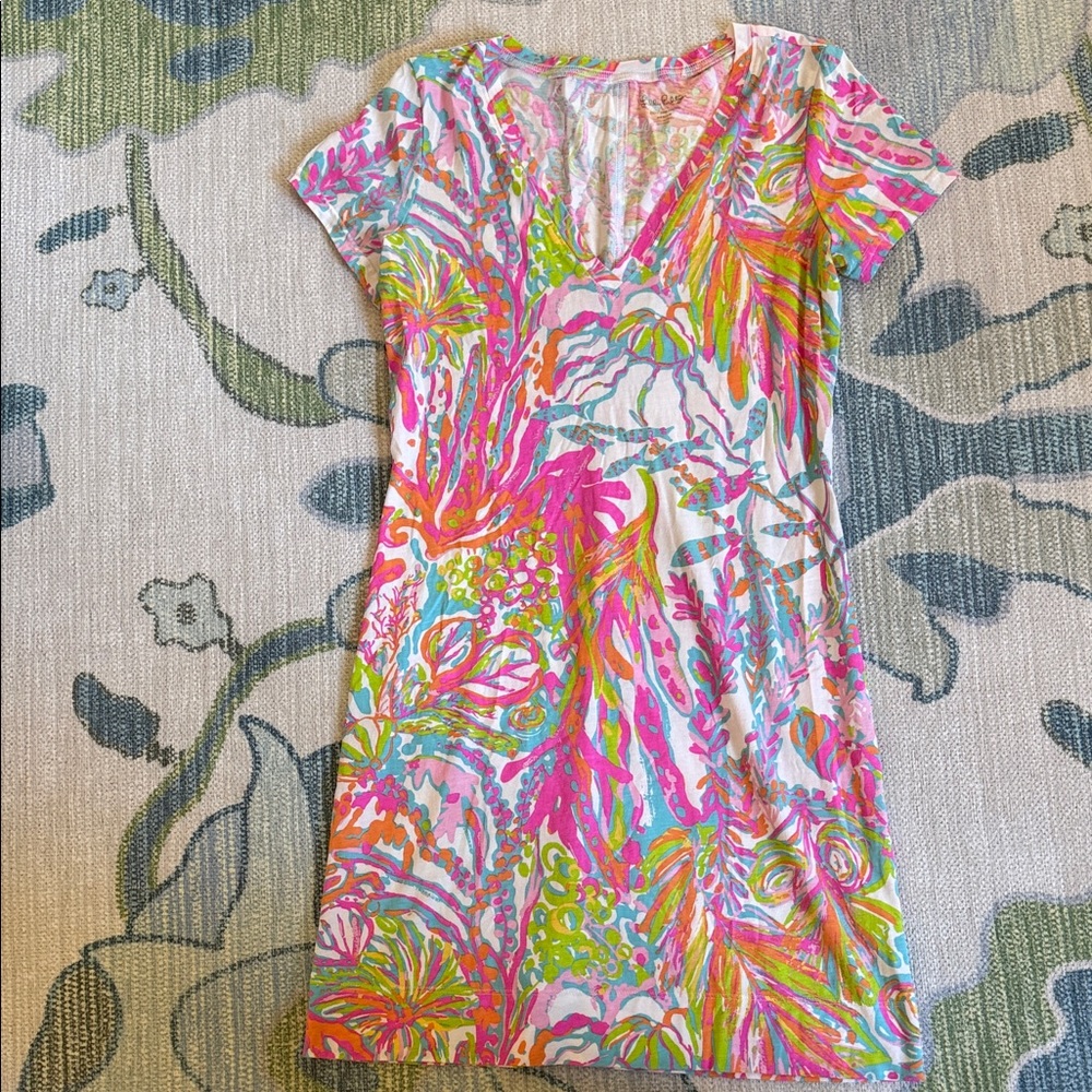 Lilly Pulitzer Multicolor Floral Cotton Dress
